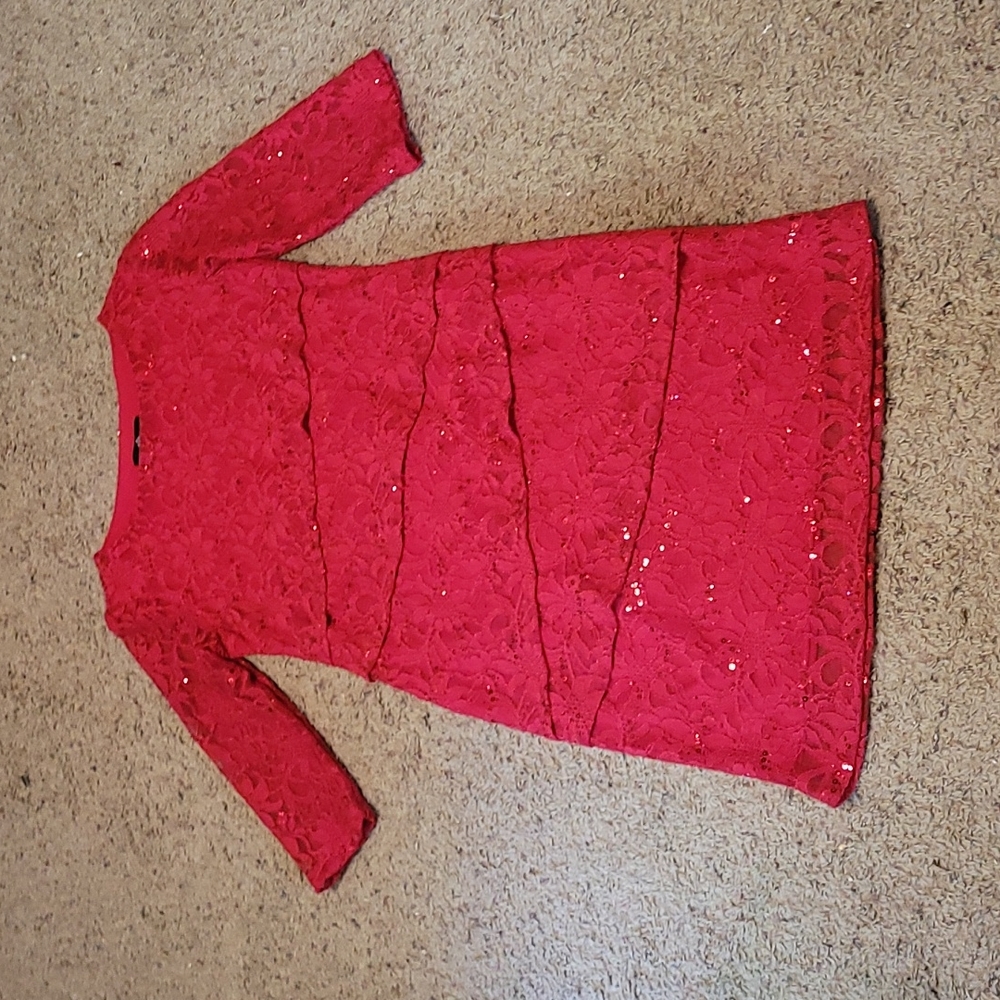 Red Ronni Nicole dress, size 12
